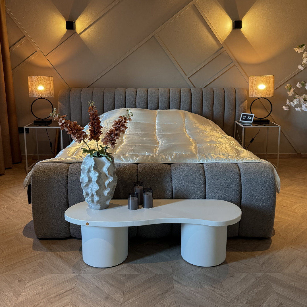 Bettdecke ohne Bezug Satin – Pearl White