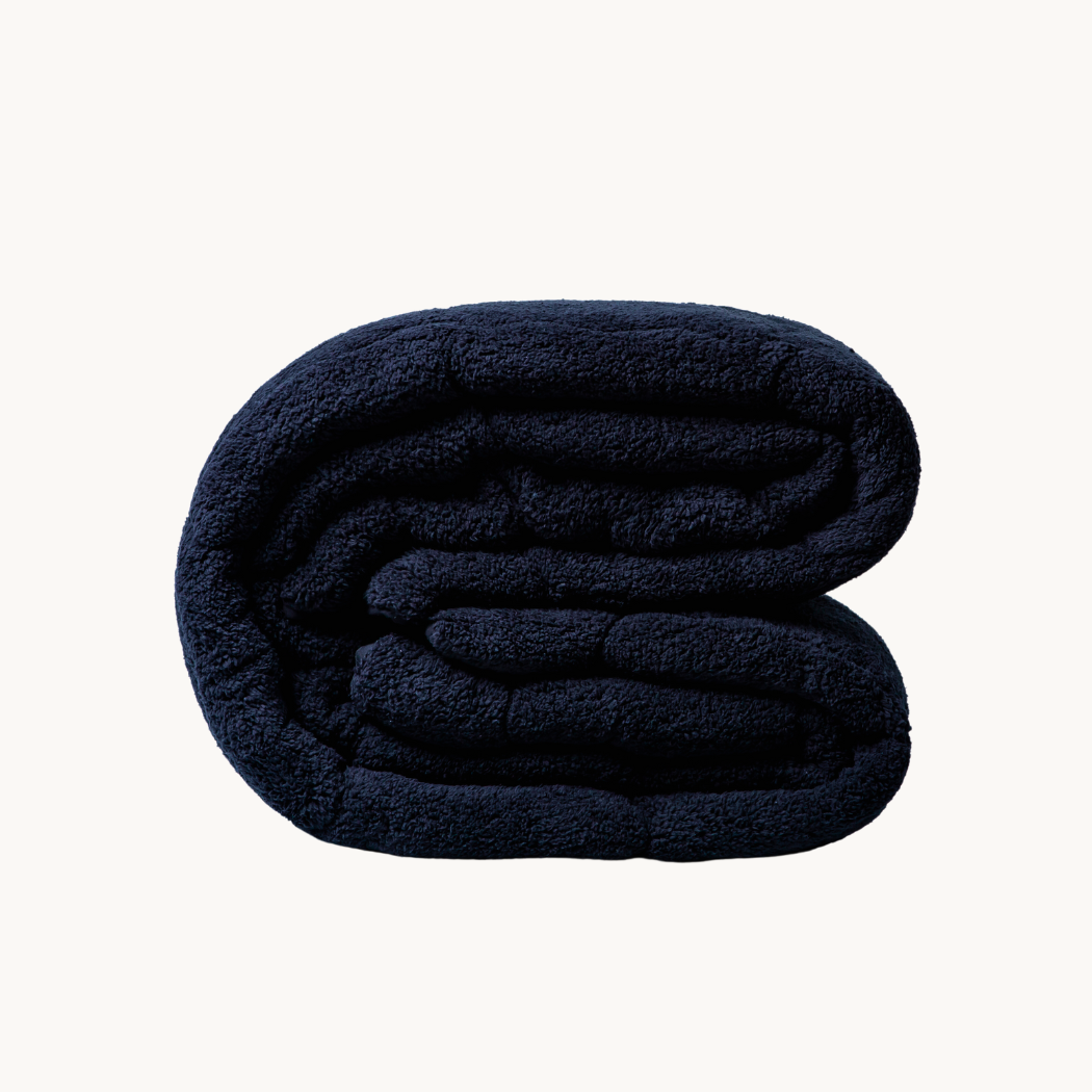 Teddy™ Decke ohne Bettbezug Jet Black