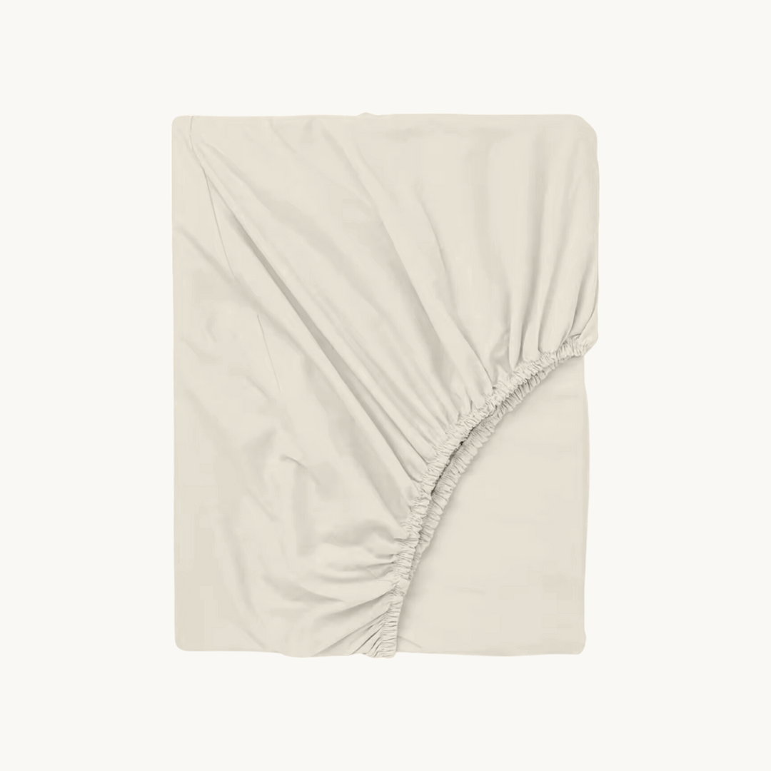 Jersey Premium Spannbettlaken Perlenweiß