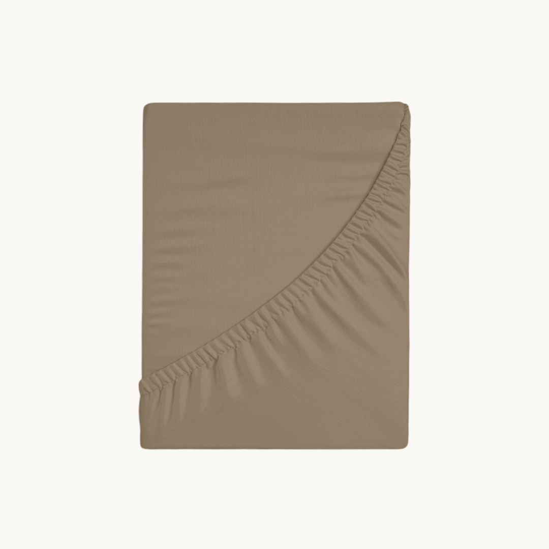 Matras Hoeslaken Premium Katoen Tan Taupe