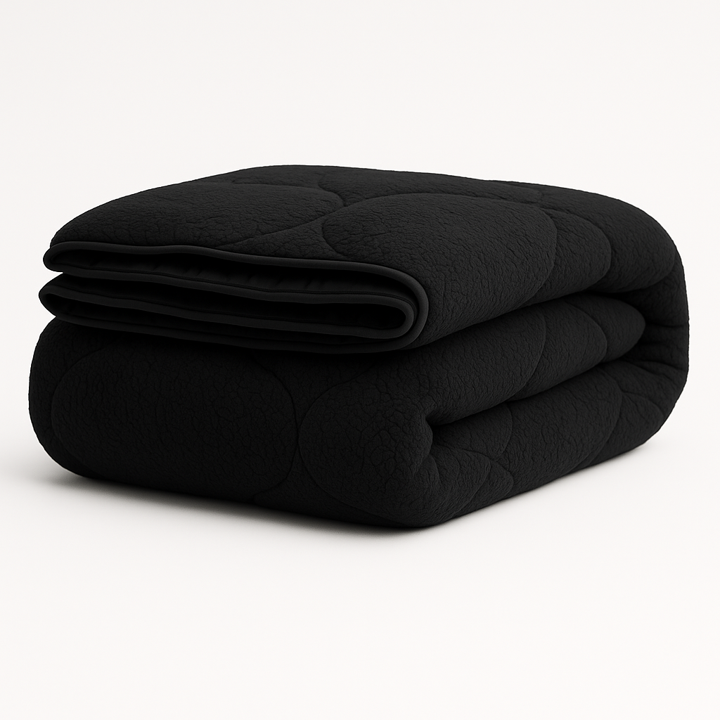 Teddy™ Decke ohne Bettbezug Jet Black