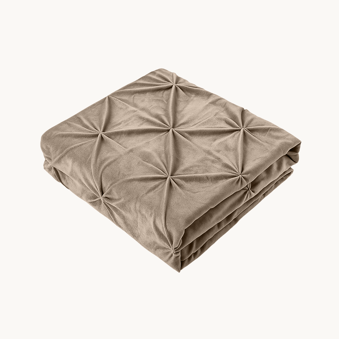 Velvet Diamond Kissenbezüge Taupe/Grey 60x70 cm 2er-Pack
