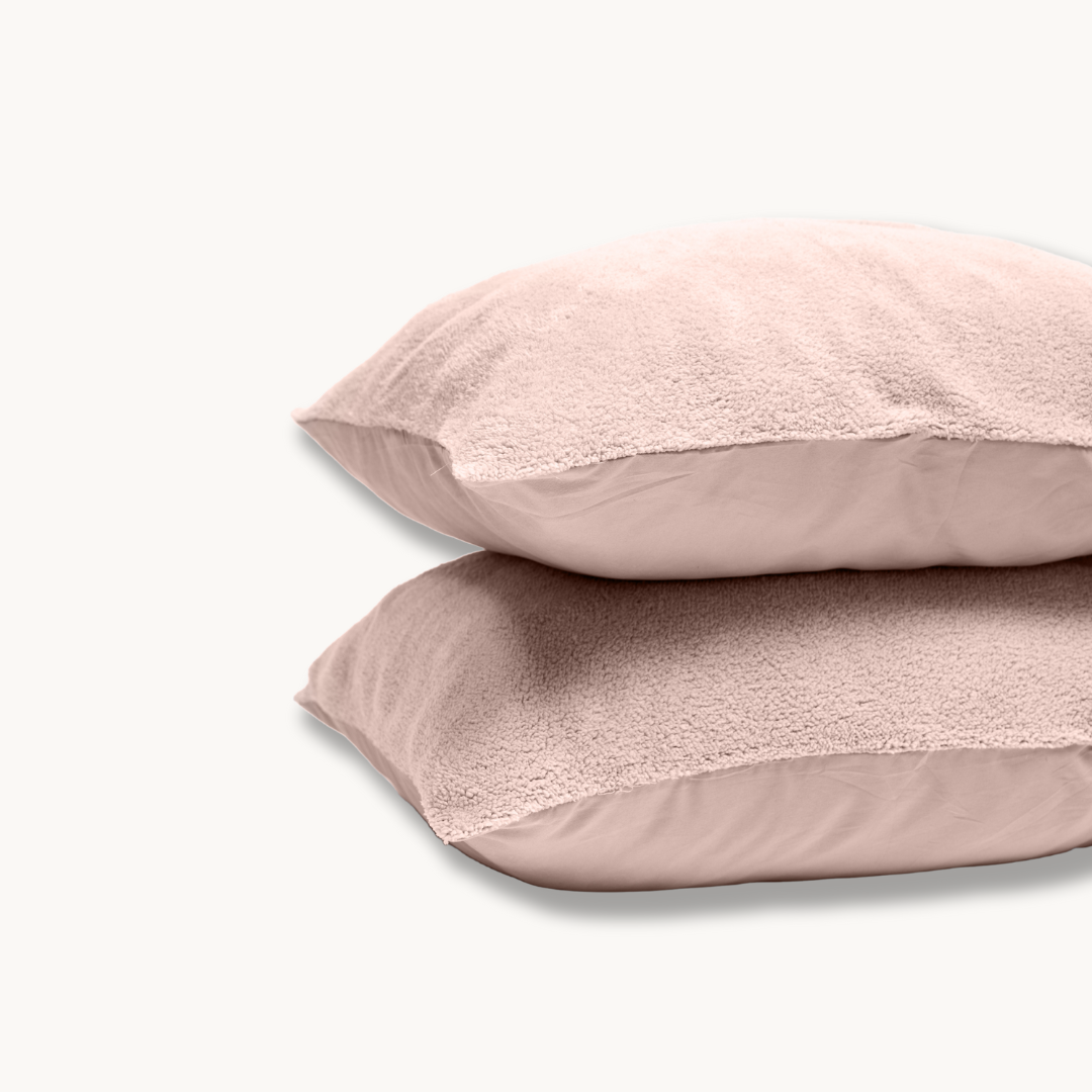 Kissenbezüge Teddy Hug Me Powder Pink 60×70 cm – 2er-Pack