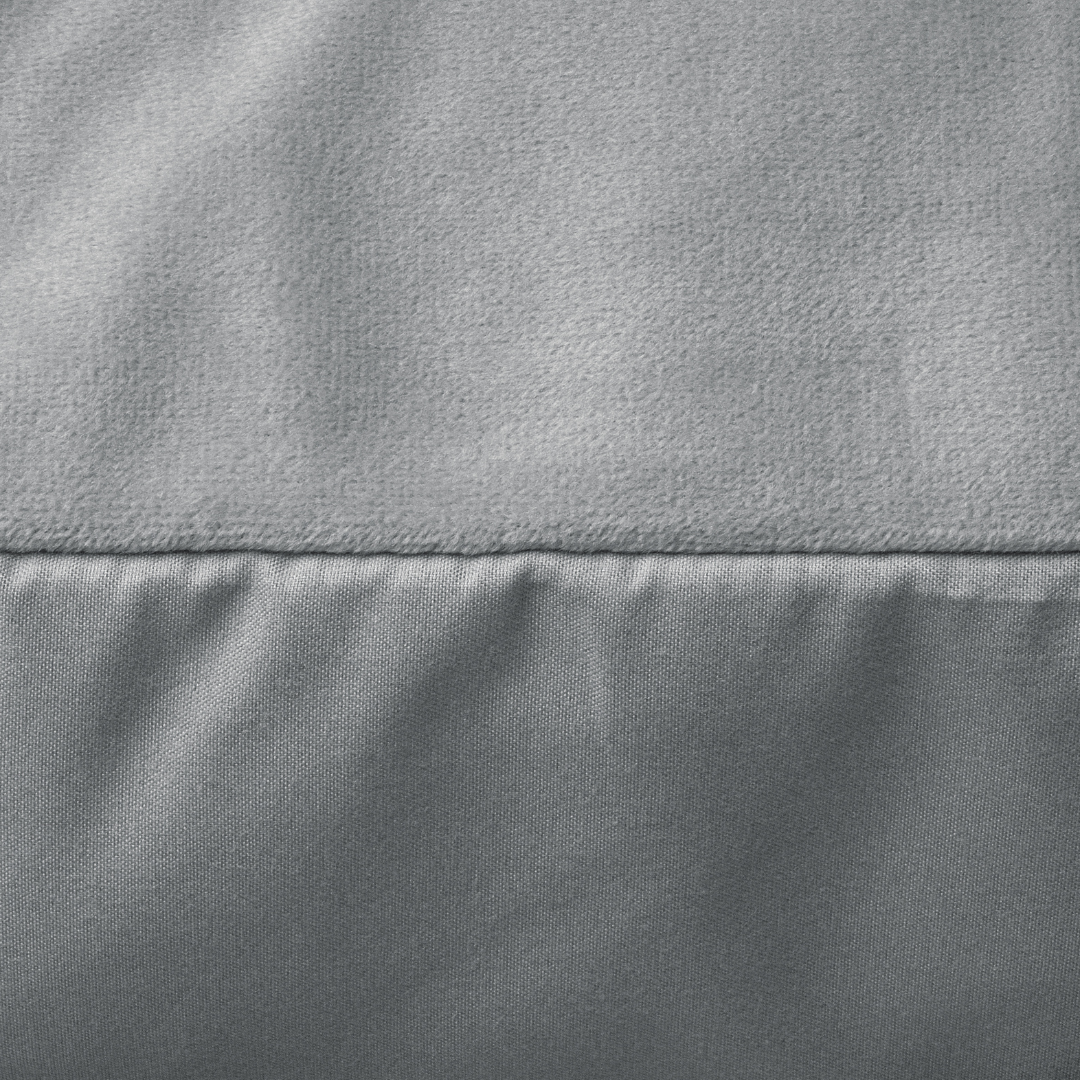 Kussenslopen Velvet Stone Grey 60x70 cm 2-pack