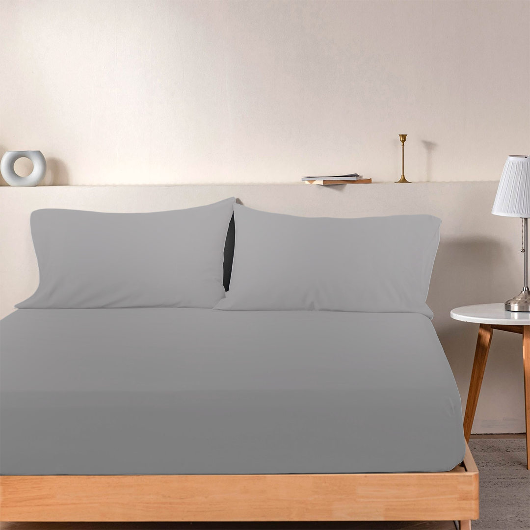 Matras Hoeslaken Premium Katoen Stone Grey
