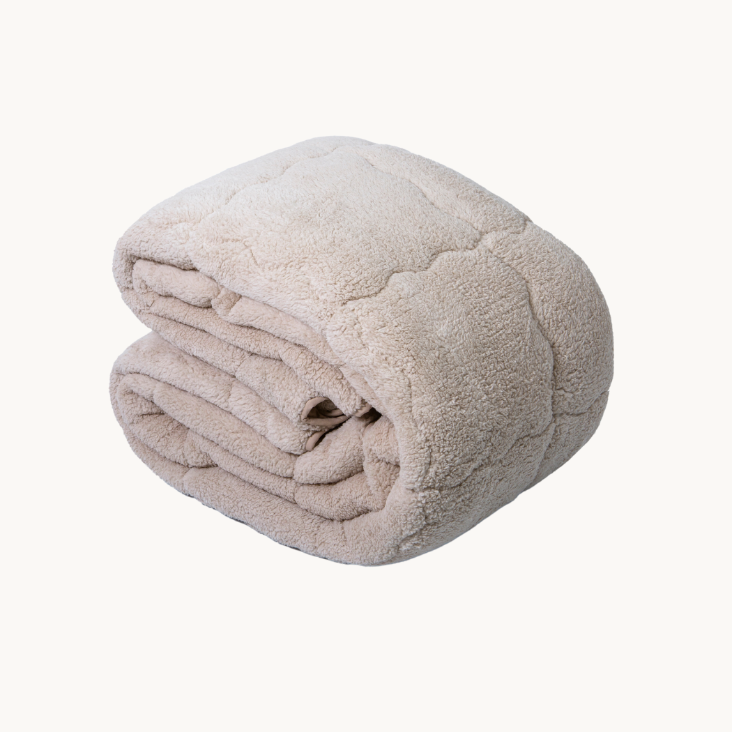 Teddy™ Decke ohne Bezug – Iced Coffee Taupe
