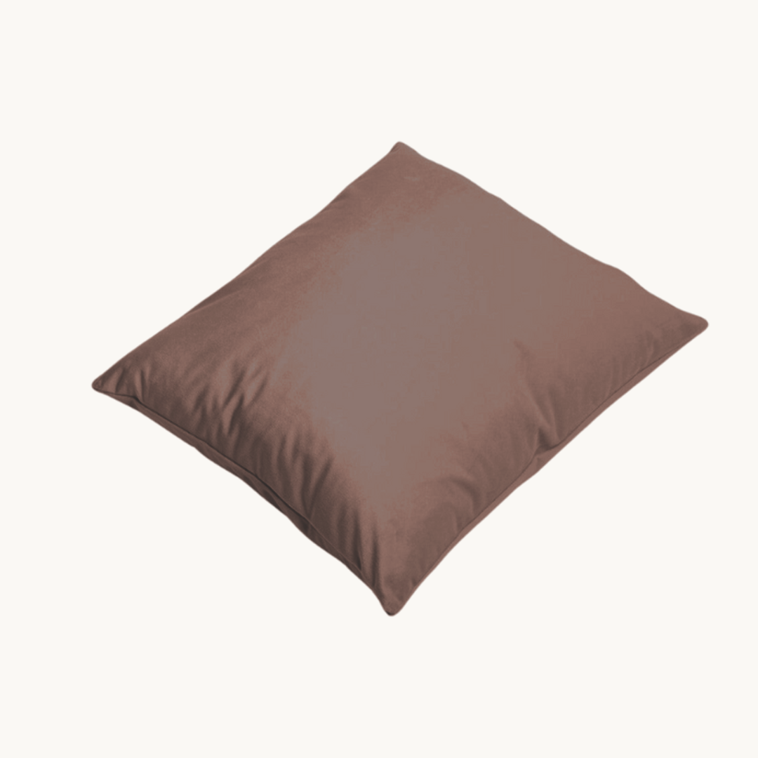 Kissenbezüge Velvet Coffee Brown 60x70 cm – 2er-Pack