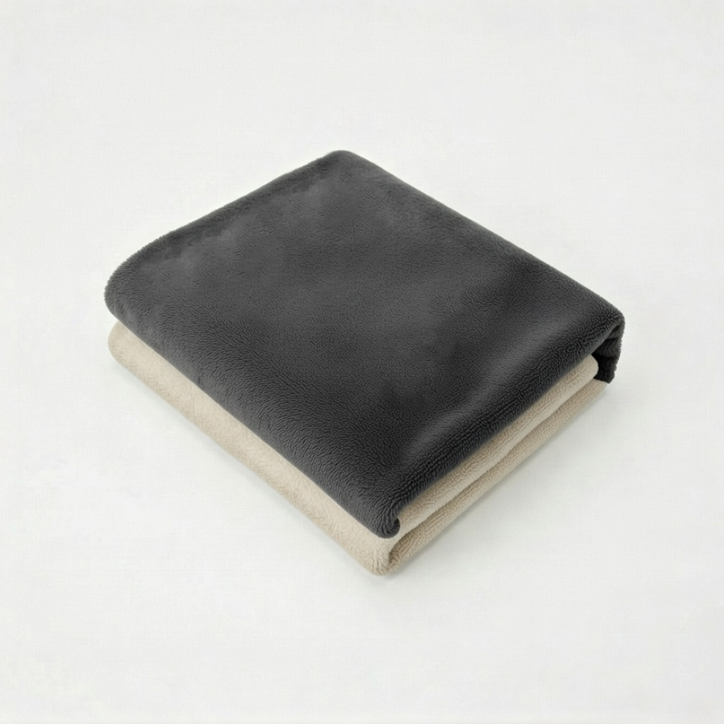 Y-NOT Kissenbezüge Jersey Flanell Antra/Greige 60x70 cm 2er-Pack