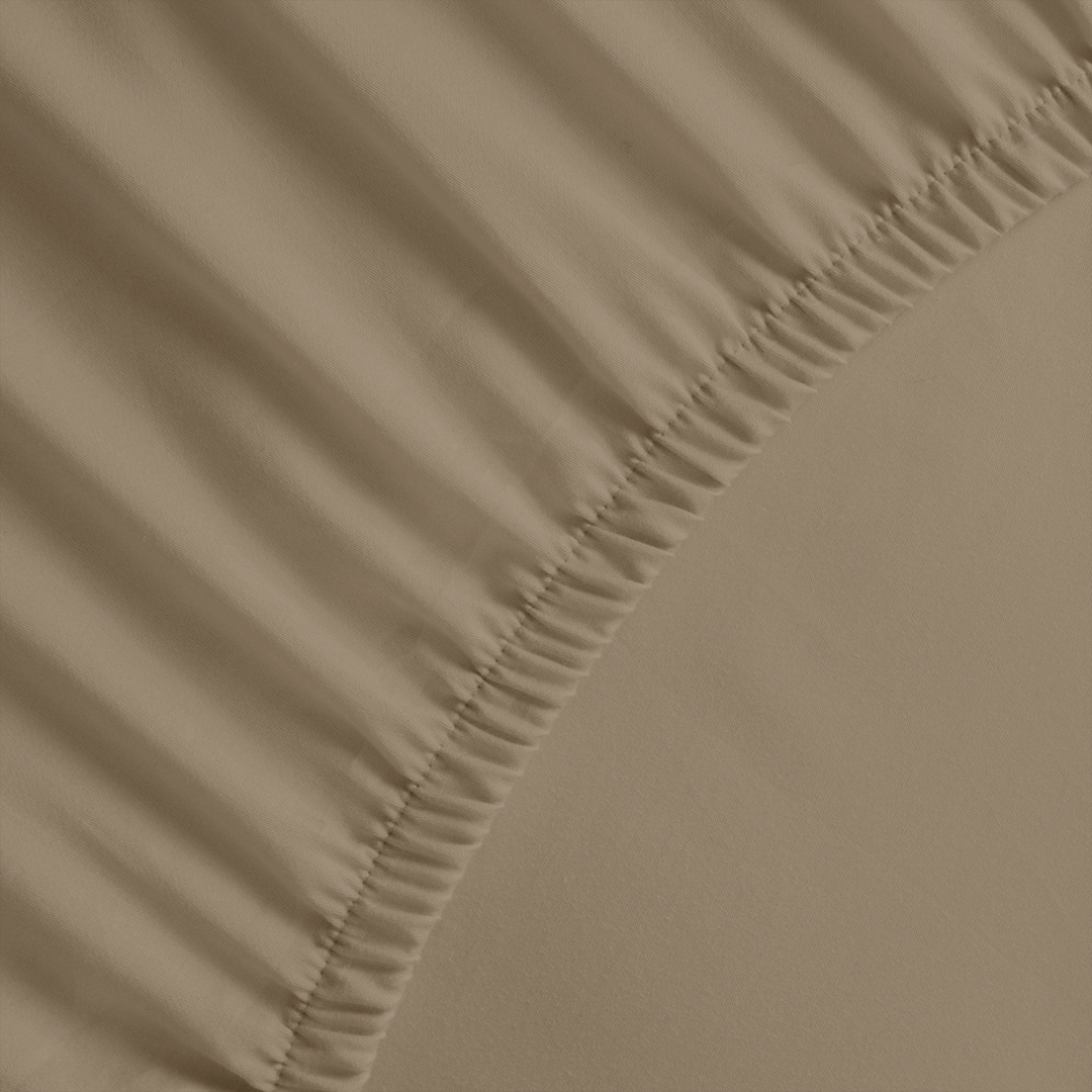 Matras Hoeslaken Premium Katoen Tan Taupe