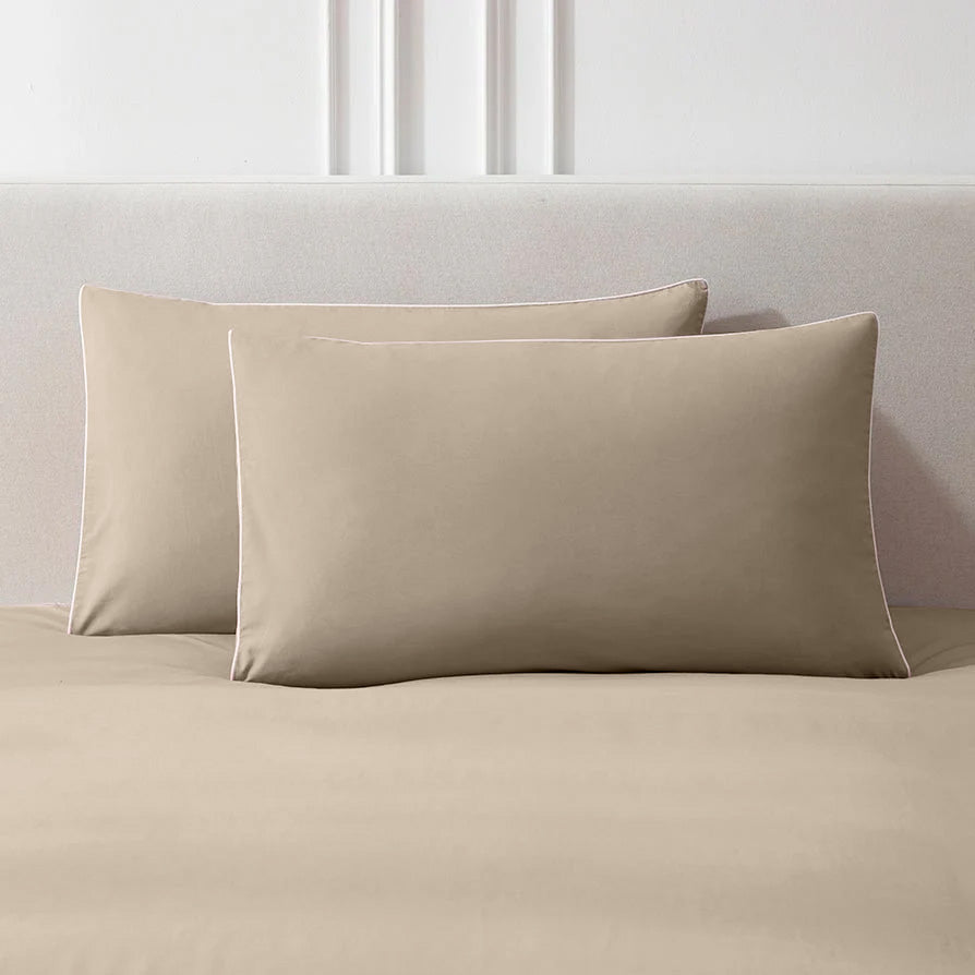 Kussenslopen ClimaPercal™ Taupe/Grey 60x70 cm 2-pack