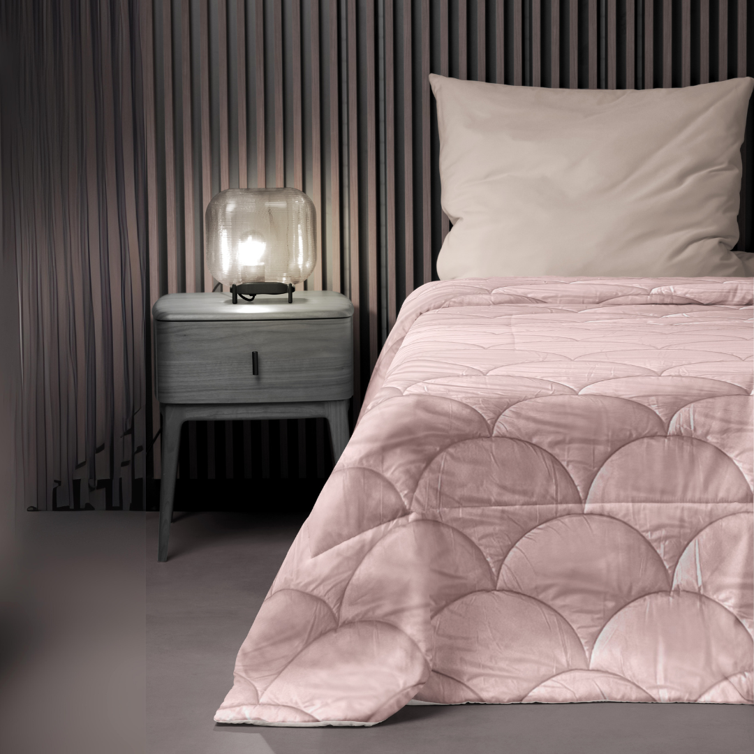 Bettdecke ohne Bezug Mat Satin Soft Pink