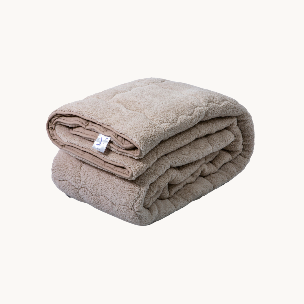 Teddy™ Decke ohne Bezug – Iced Coffee Taupe