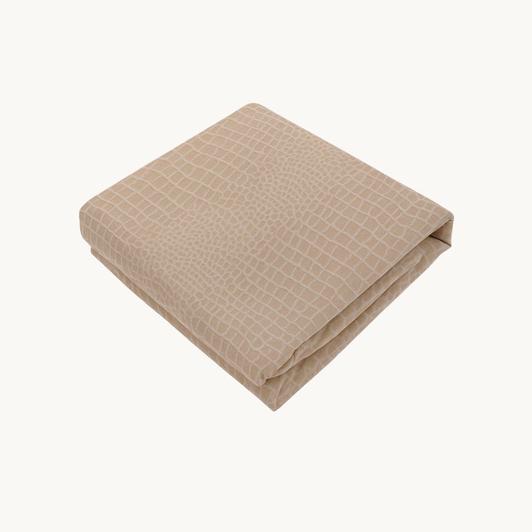 Kissenbezüge Samt Snake Skin Desert Taupe 60x70 cm 2er-Pack