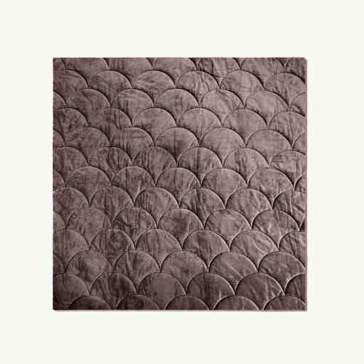 Bettdecke ohne Bezug Velvet™ Taupe / Braun