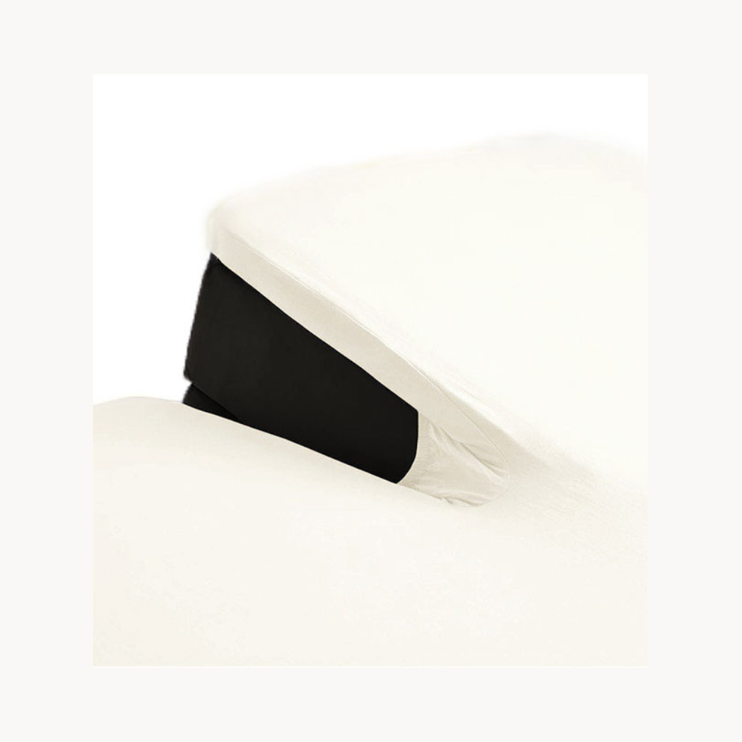 Splittopper Spannbettlaken Jersey Premium Creme