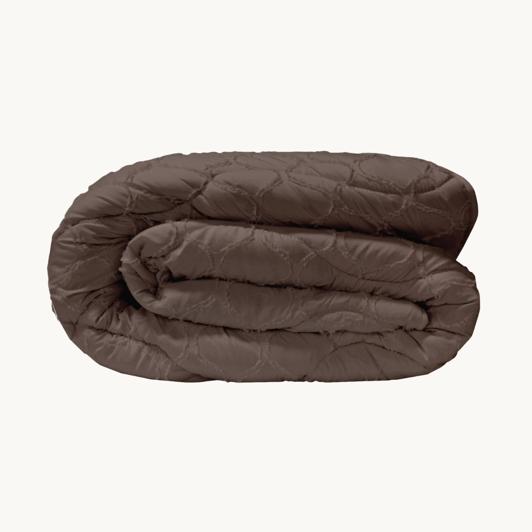 Bettdecke Ohne Bezug Japandi Curve Taupe