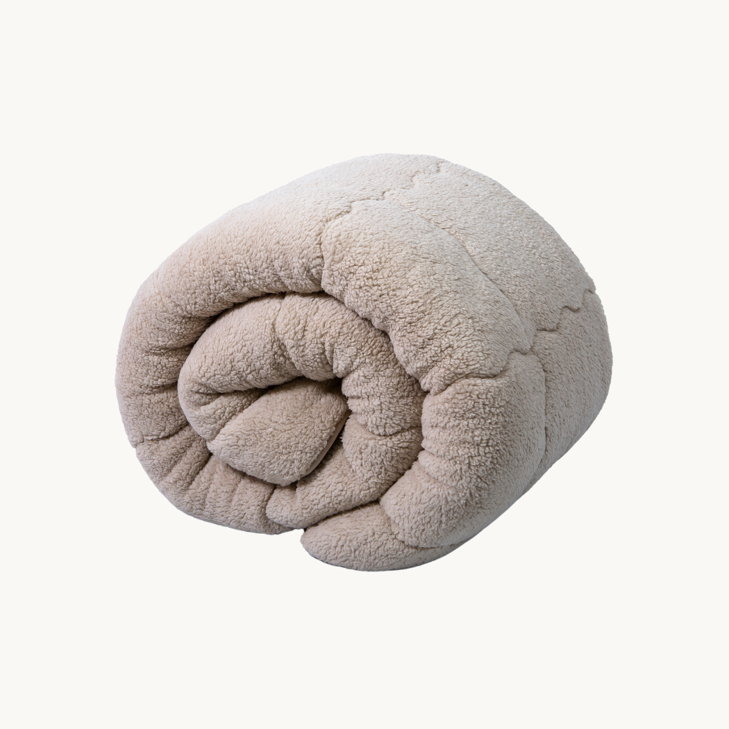 Teddy™ Decke ohne Bezug – Iced Coffee Taupe