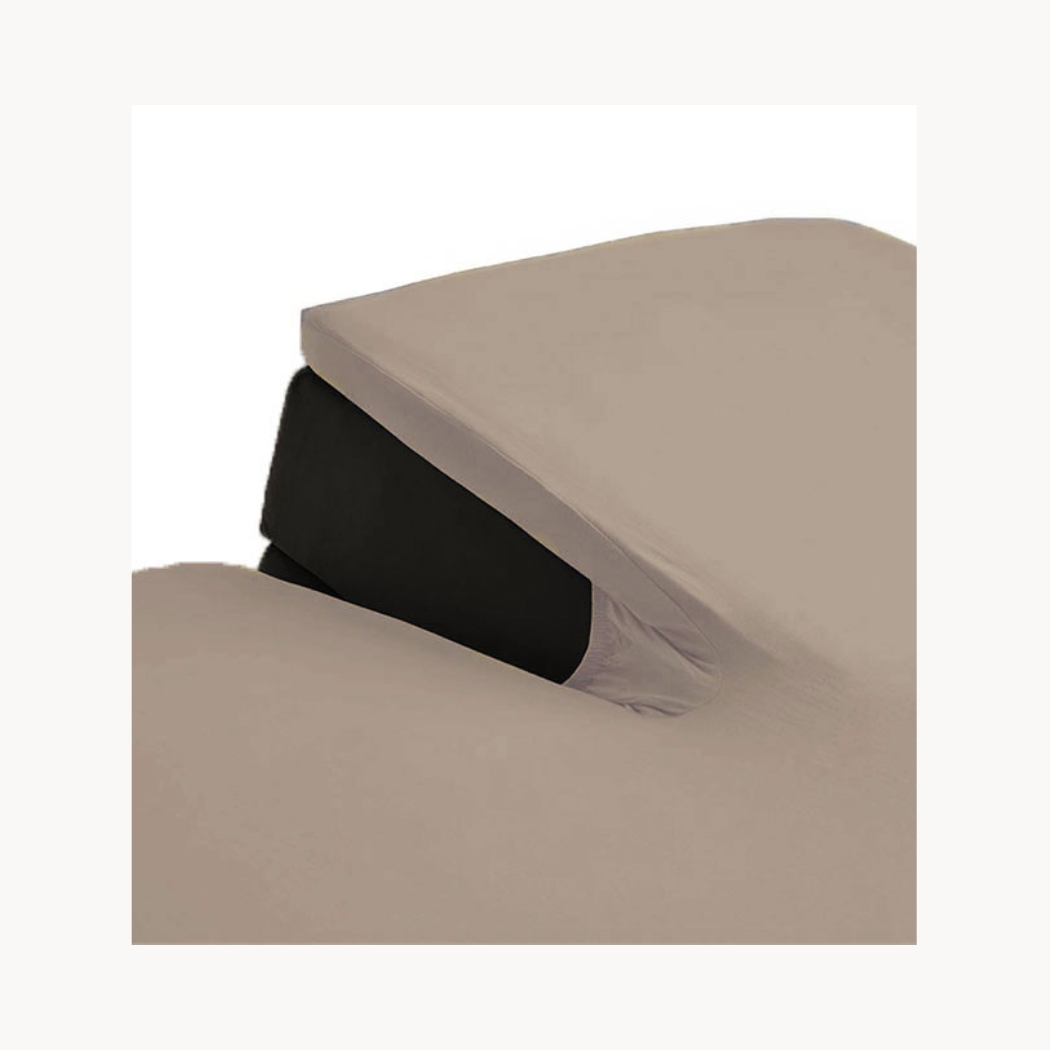 Splittopper Spannbettlaken Jersey Premium Taupe
