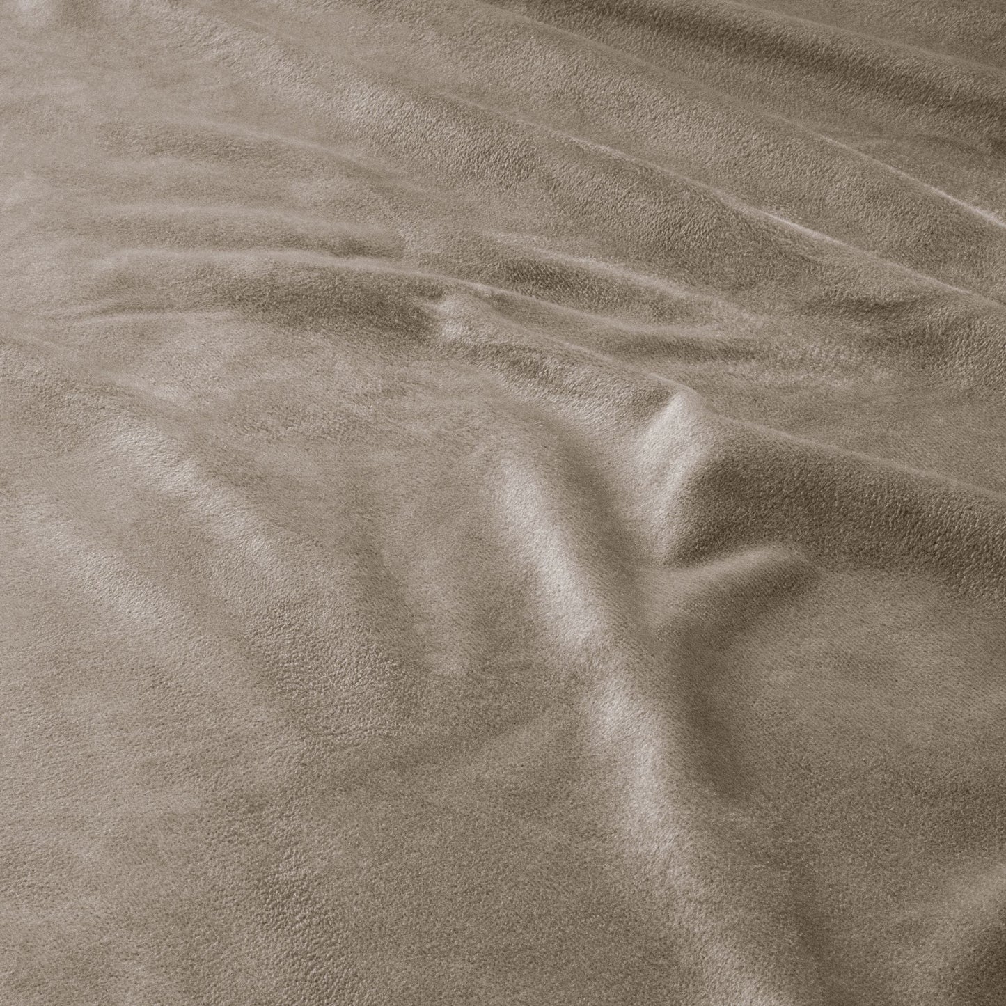 Matratzen-Spannbettlaken Velvet™ Taupe Grau