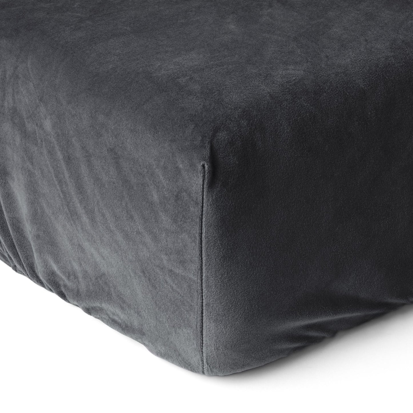 Matratzen-Spannbettlaken Velvet Earl Grey