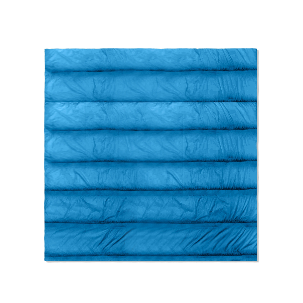 Bettdecke Ohne Bezug 2-in-1 Mat Satijn™ Blau