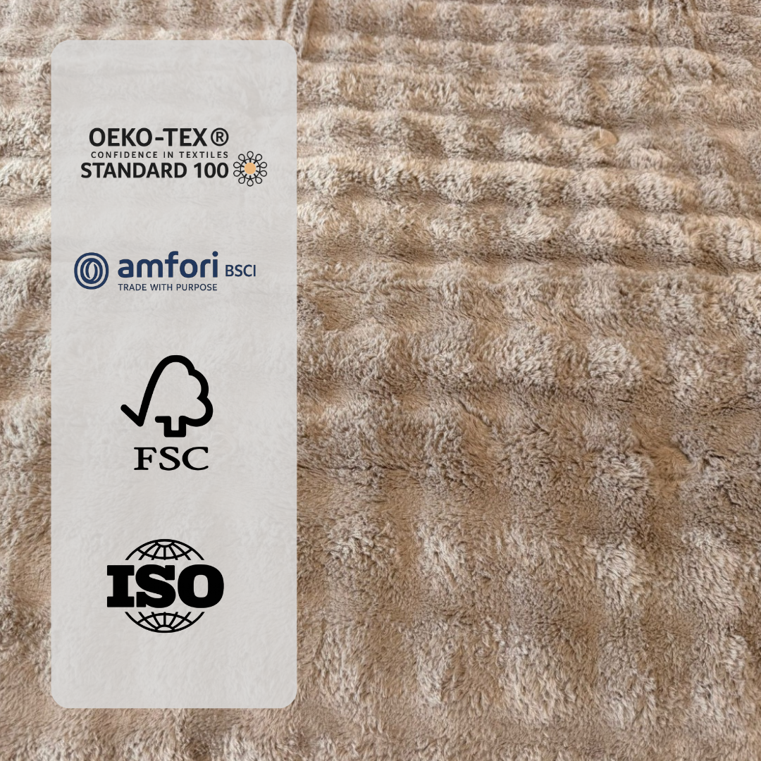 YNOT Dreambed Cloud Pom Pom Fur Taupe