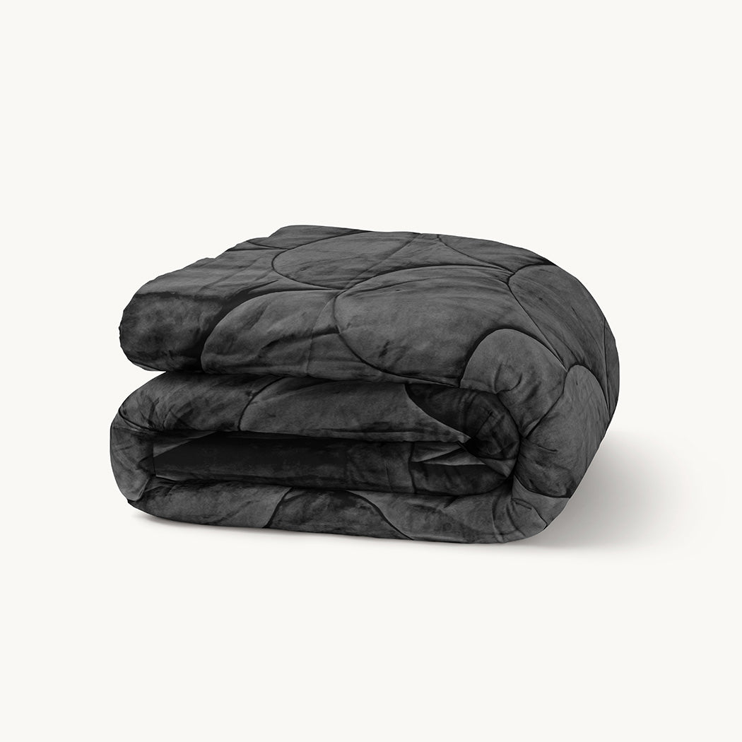 Bettdecke ohne Bezug Velvet™ Schwarz