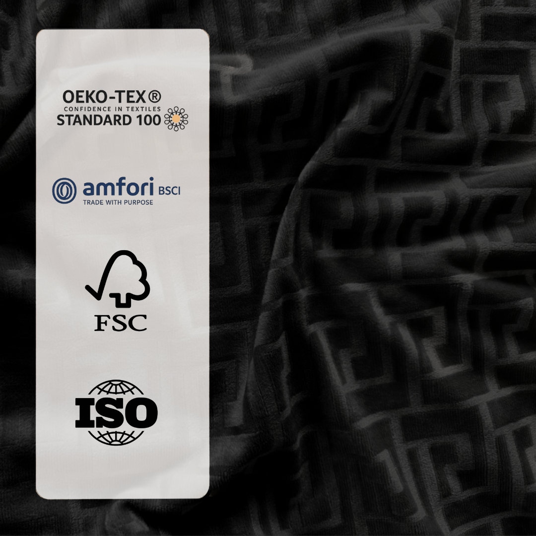 Velvet™ Designer Black Kissenbezüge 60x70cm 2er-Pack