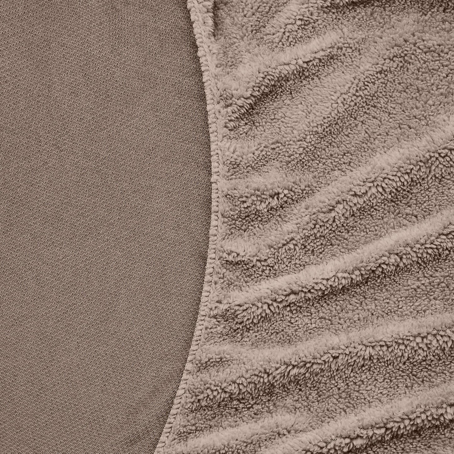 Matratzen-Spannbettlaken Teddy – Iced Coffee Taupe