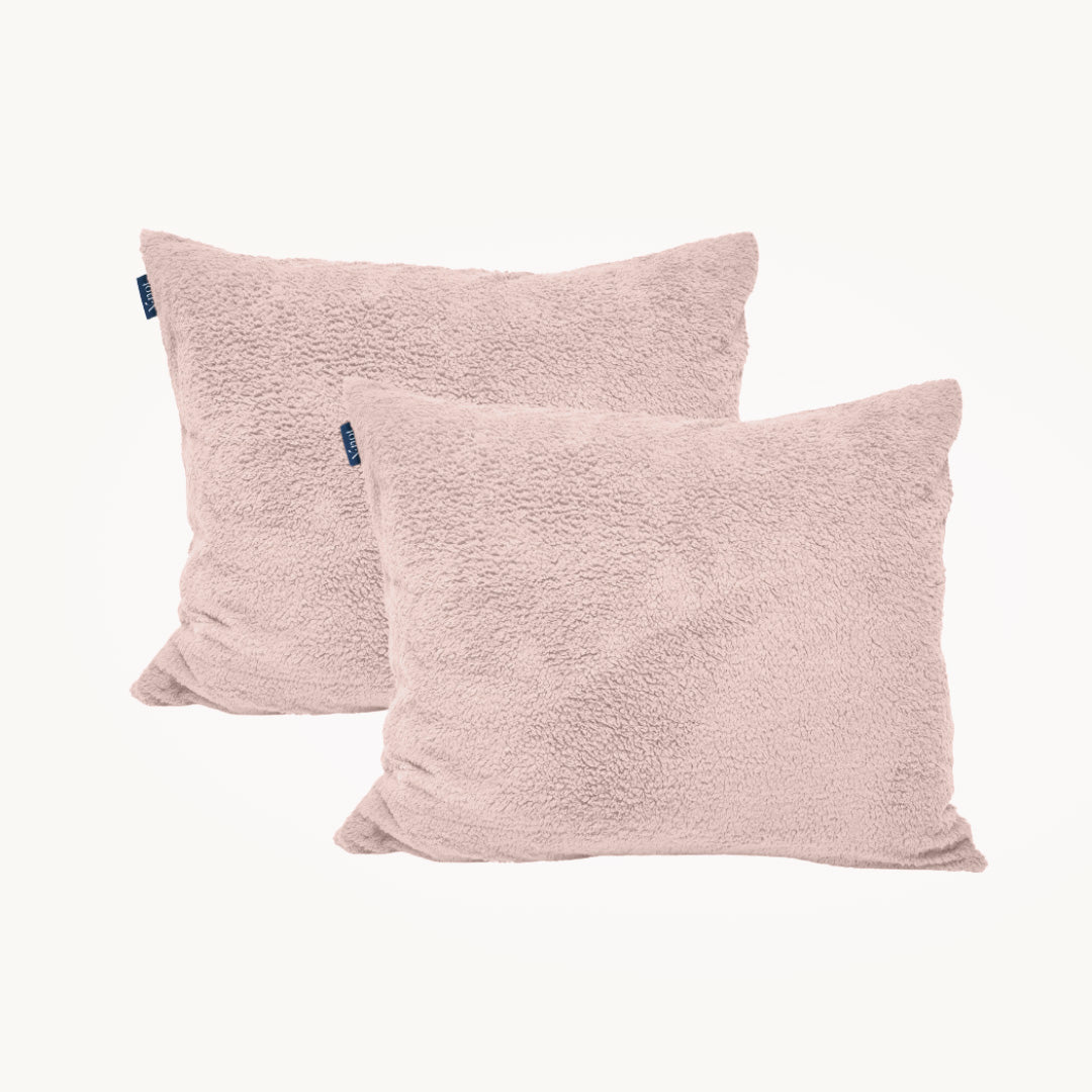 Kissenbezüge Teddy Blush Pink 60x70 cm 2er-Pack
