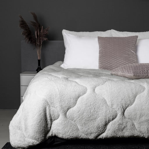 Teddy™ Decke ohne Bezug – Keep Dreaming Stone Grey