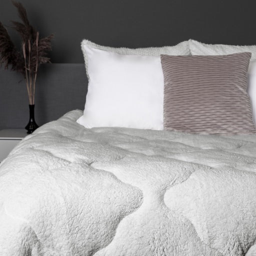 Teddy™ Decke ohne Bezug – Keep Dreaming Stone Grey