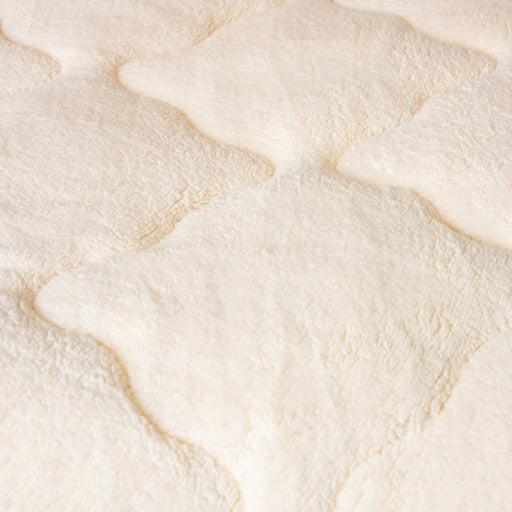 Teddy™ Decke ohne Bezug – Cappuccino Weiß