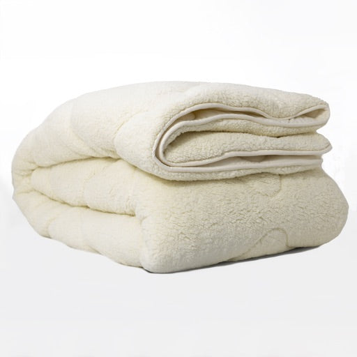 Teddy™ Decke ohne Bezug – Cappuccino Weiß
