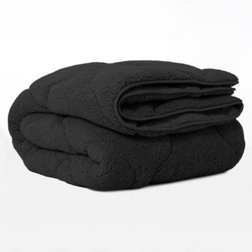 Teddy™ Decke ohne Bezug – Earl Grey Anthrazit