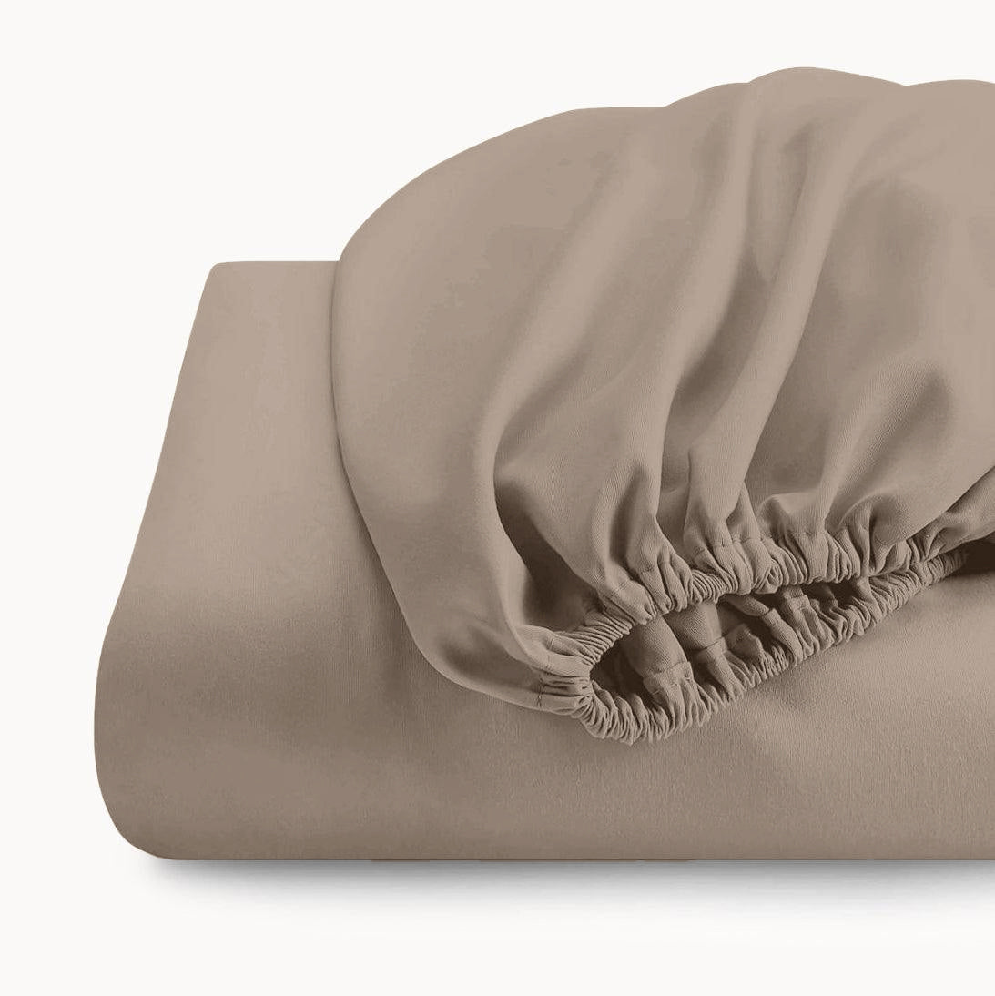 Topper-Spannbettlaken Jersey Premium Taupe