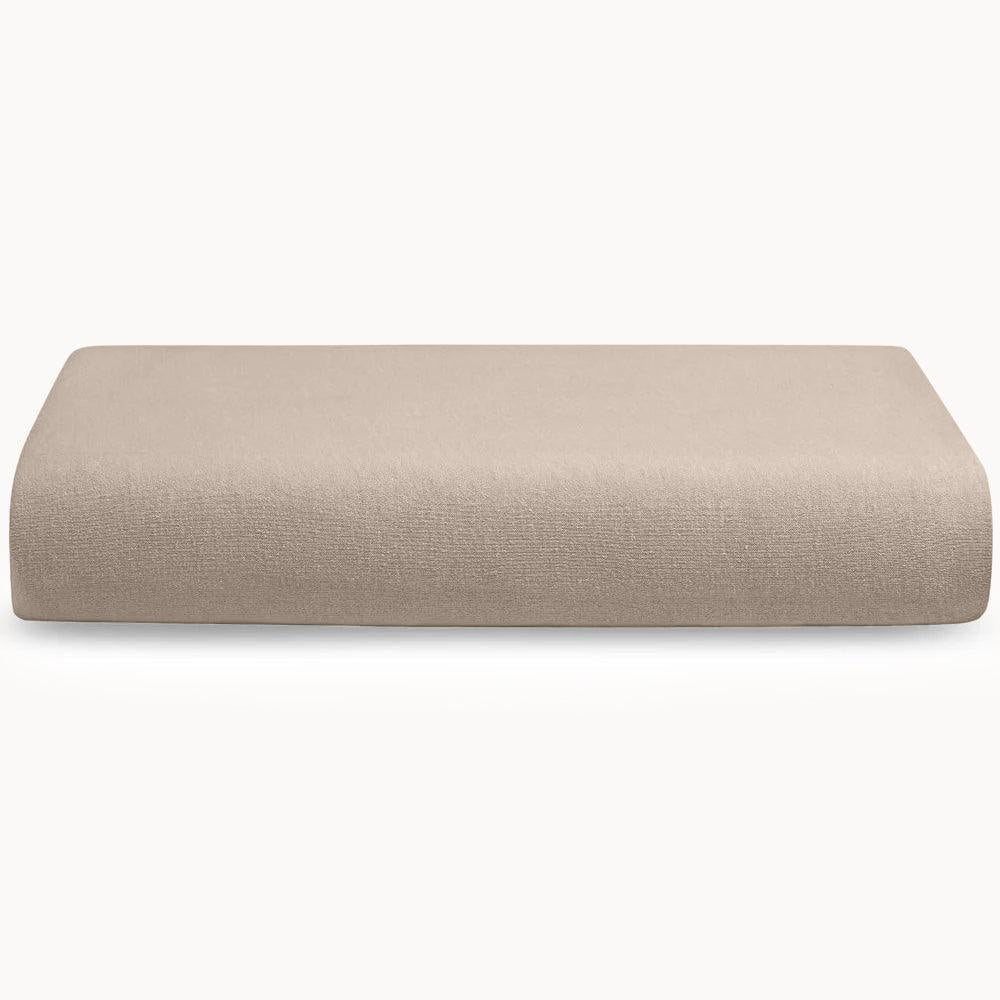 Topper-Spannbettlaken Jersey Premium Taupe