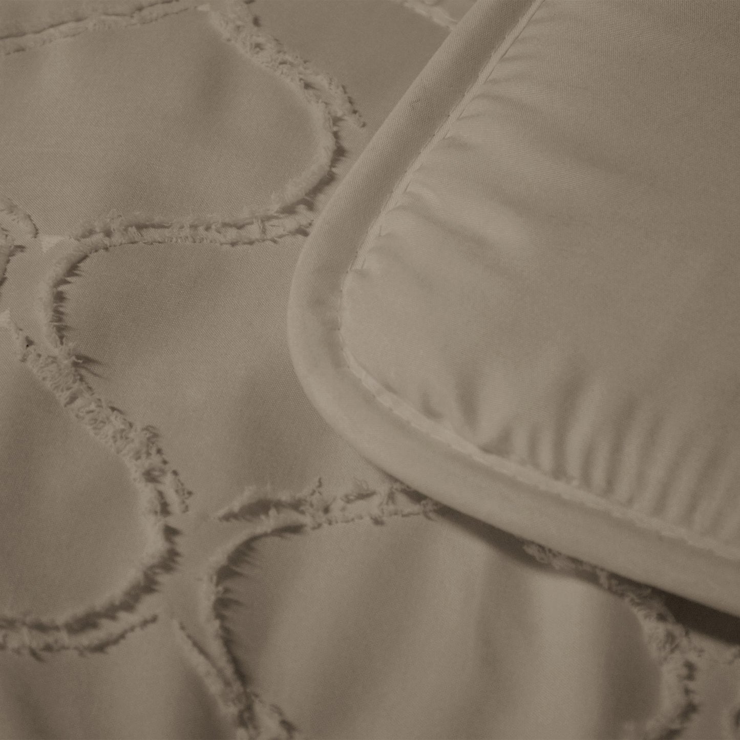 Bettdecke Ohne Bezug Japandi Curve Taupe