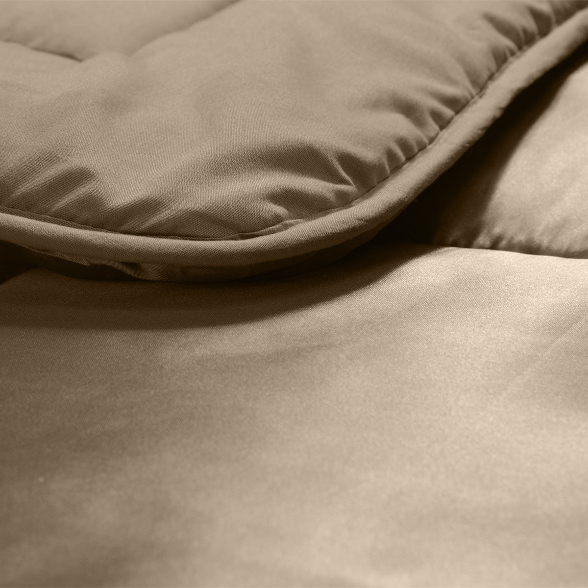 Bettdecke ohne Bezug Satin – Taupe