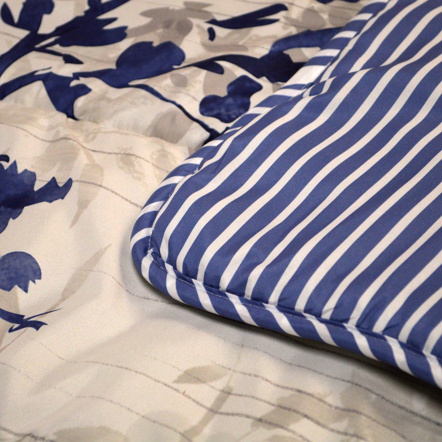 Dekbed Zonder Overtrek 2-in-1 Indigo Flower