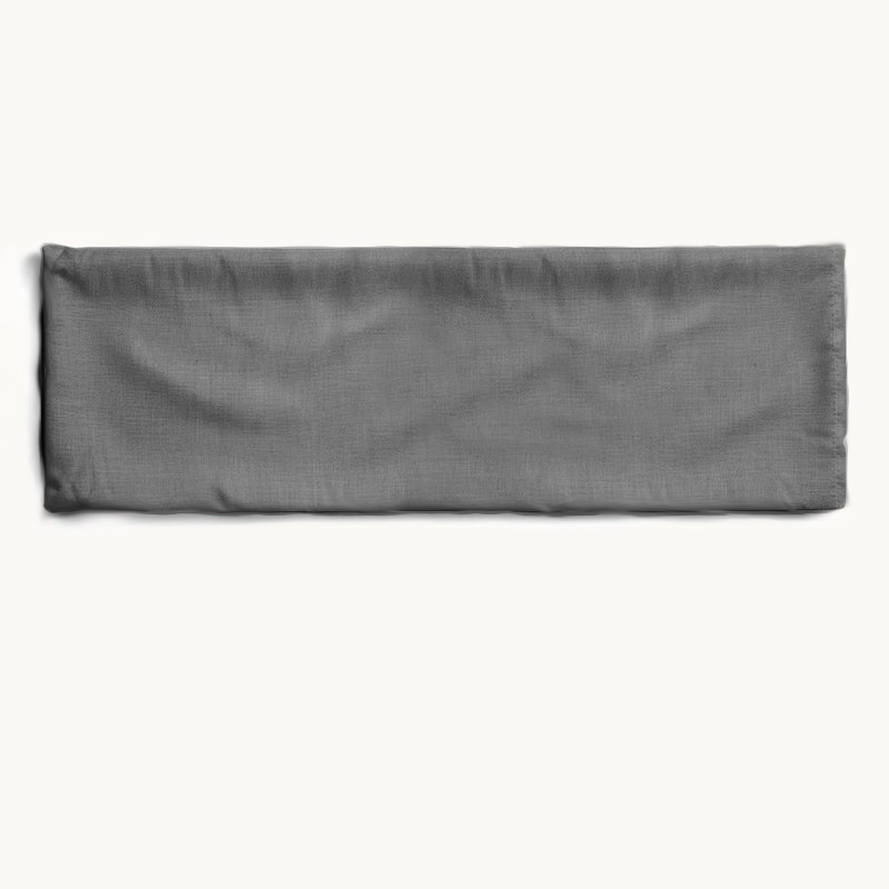 Bodypillow Kissenbezug Premium Baumwolle Anthrazit 40x145 cm