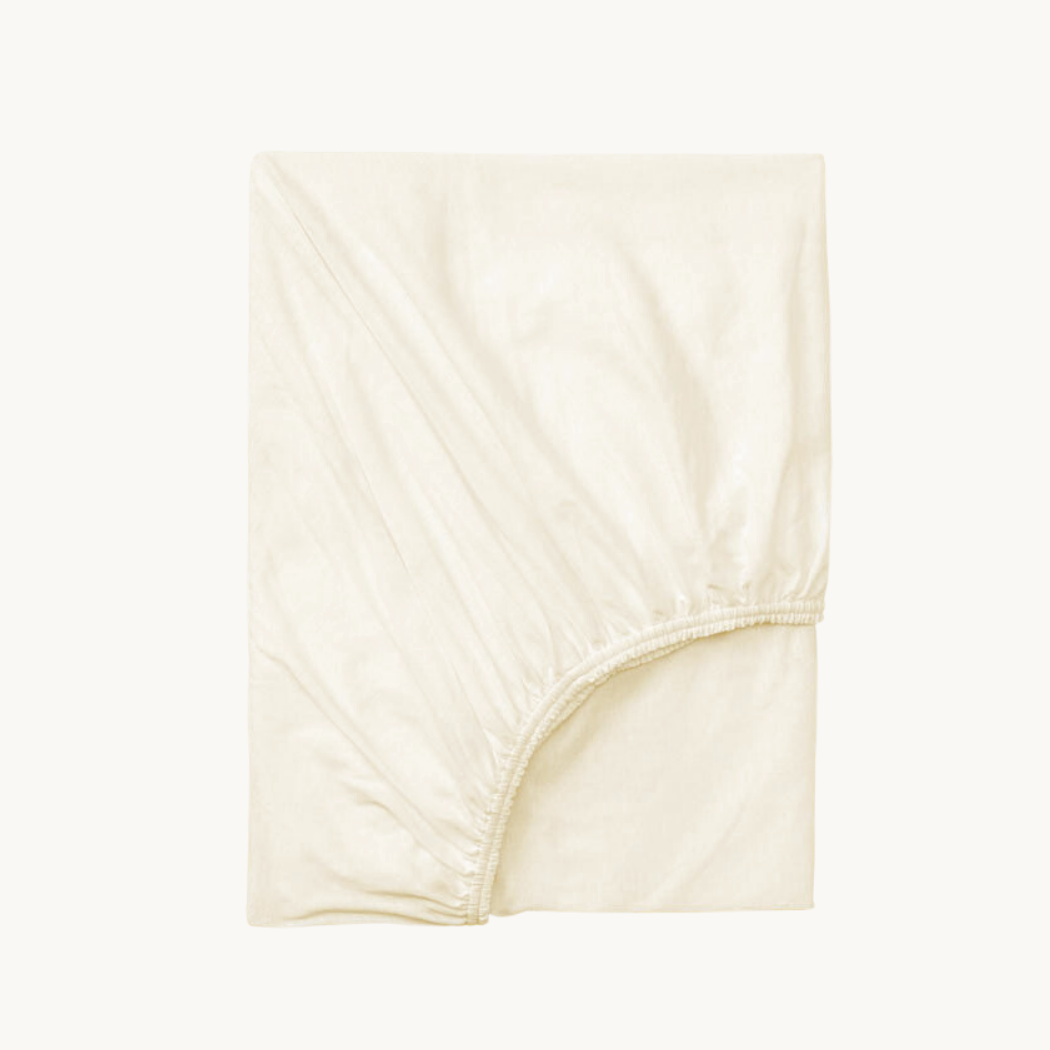 Splittopper Spannbettlaken Jersey Premium Creme