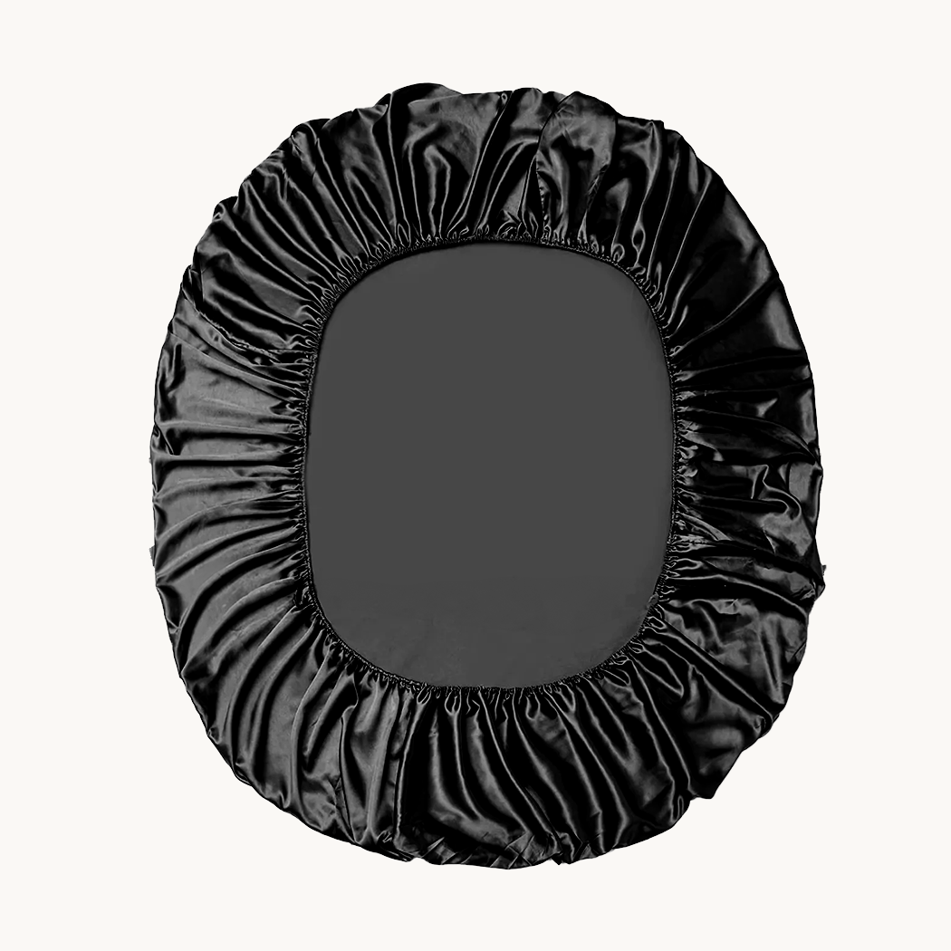 Matras Hoeslaken Satijn Pandora Black
