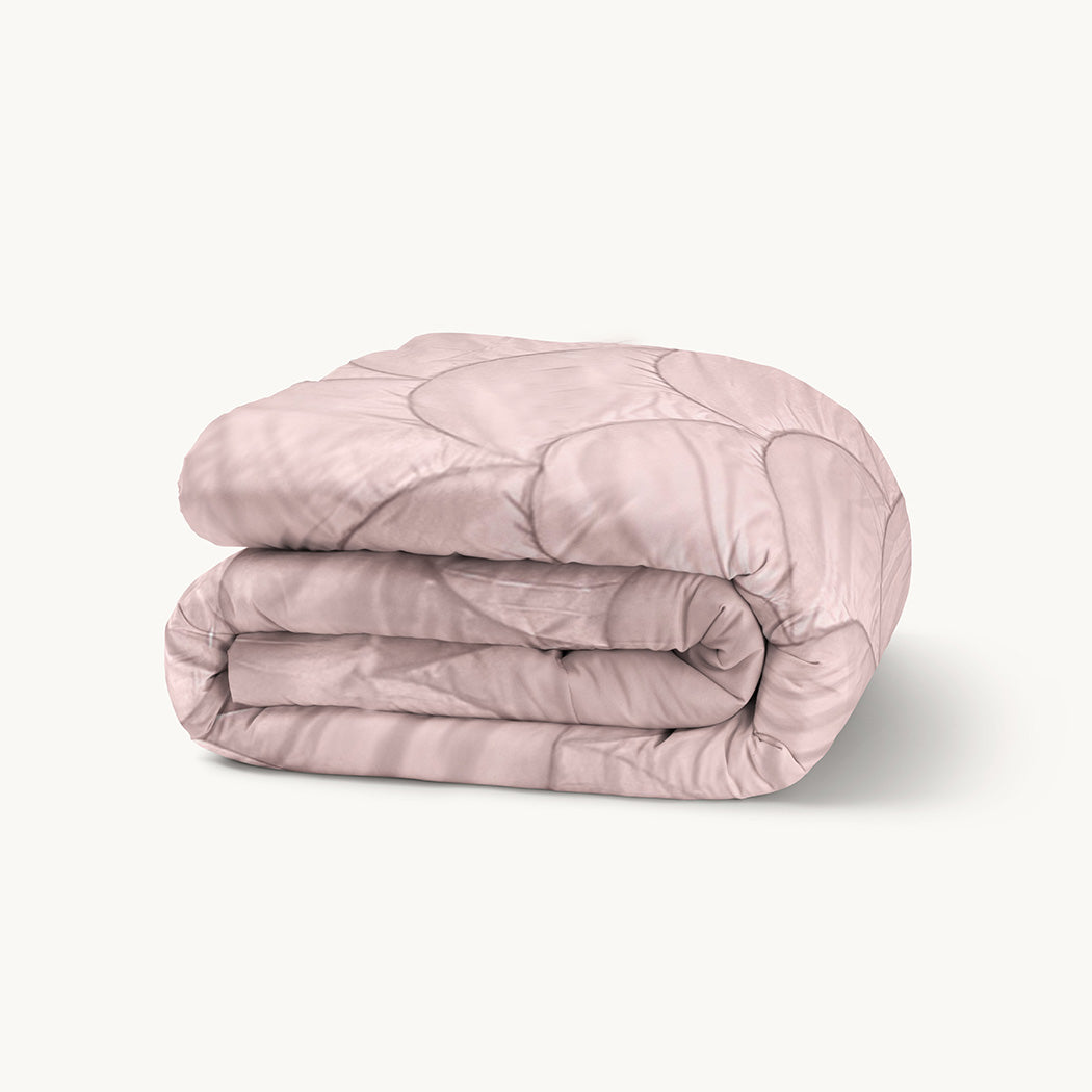 Bettdecke ohne Bezug Mat Satin Soft Pink