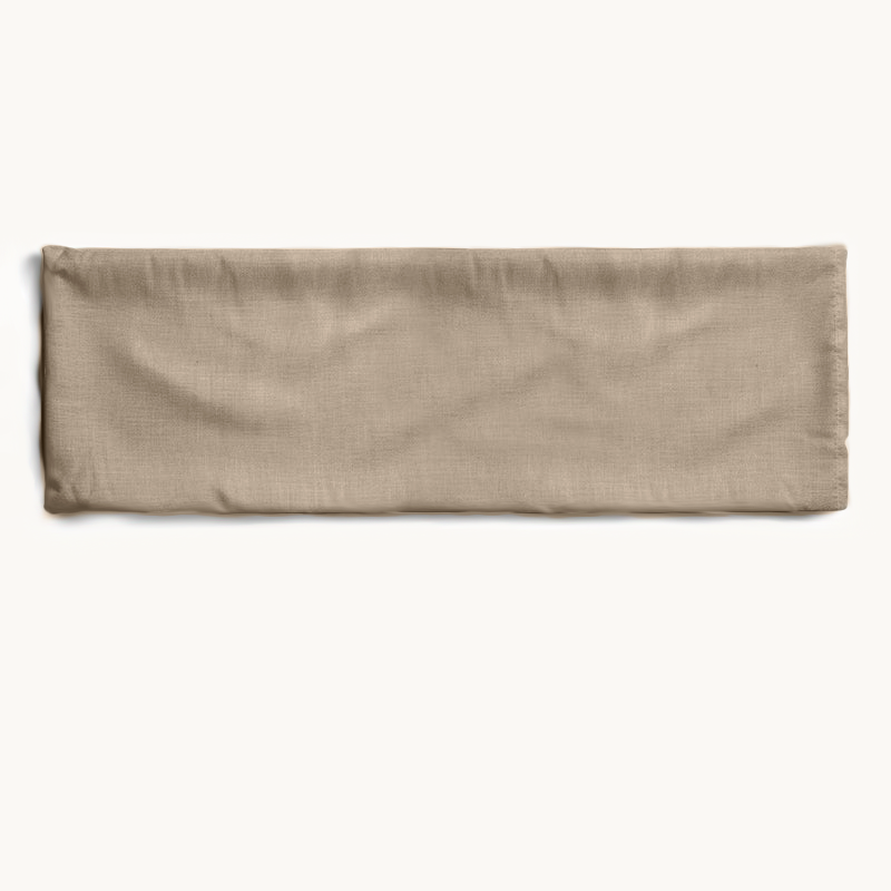 Bodypillow Kissenbezug Premium Baumwolle Taupe 40x145 cm