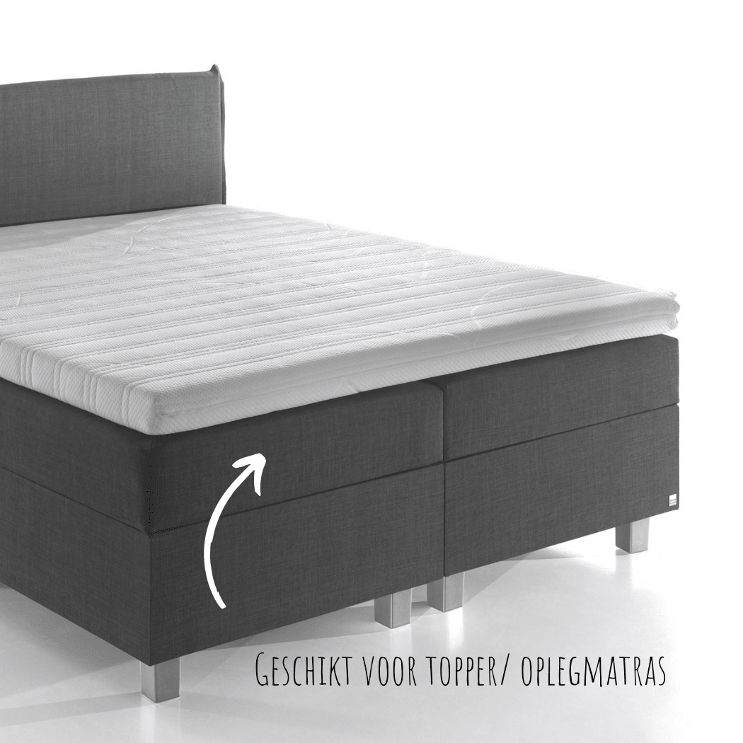 Topper-Spannbettlaken Jersey Premium Pure White