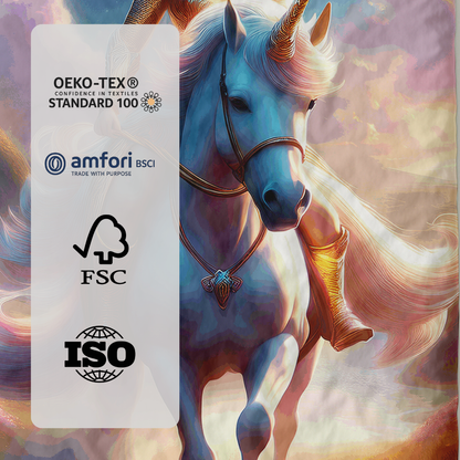 Kinderdecke ohne Bezug – Einhorn, inklusive Kissenbezug