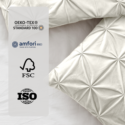 Velvet™ Bettdecke ohne Bezug Diamond Pearl White