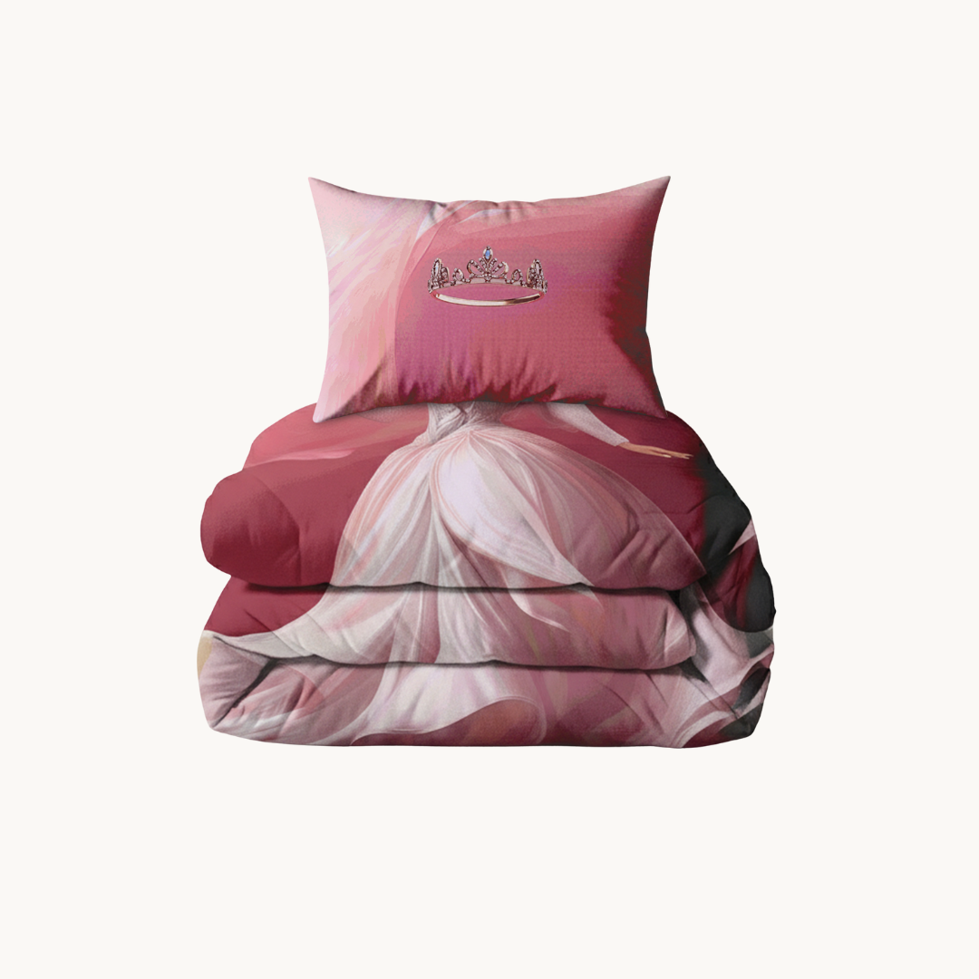 Kinderdecke ohne Bezug – Prinzessin, inklusive Kissenbezug