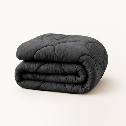 Bettdecke ohne Bezug Velvet™ Schwarz